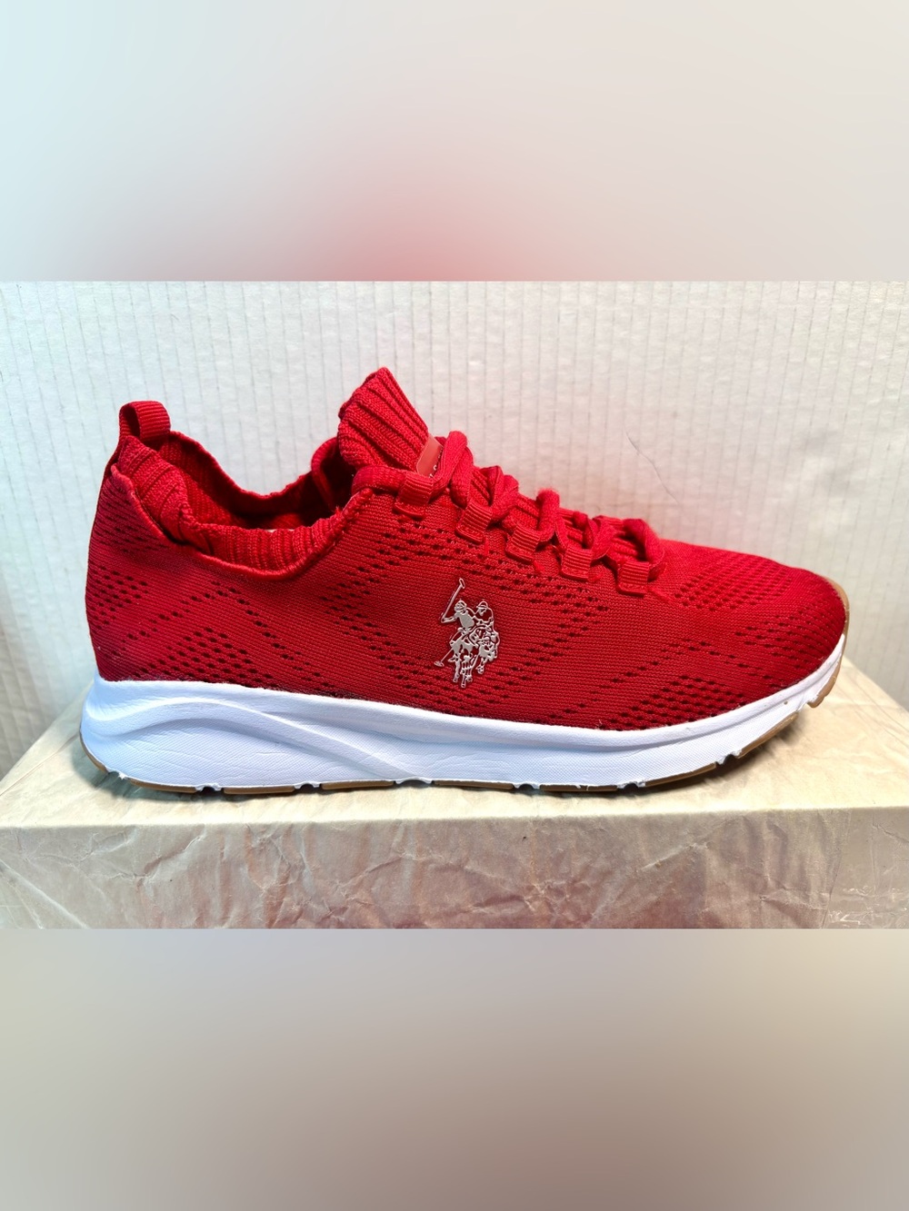 U.S. Polo Assn. Comfortable Running Walking Shoes Lace-Up Athletic Size 7.5 - Picture 3 of 15